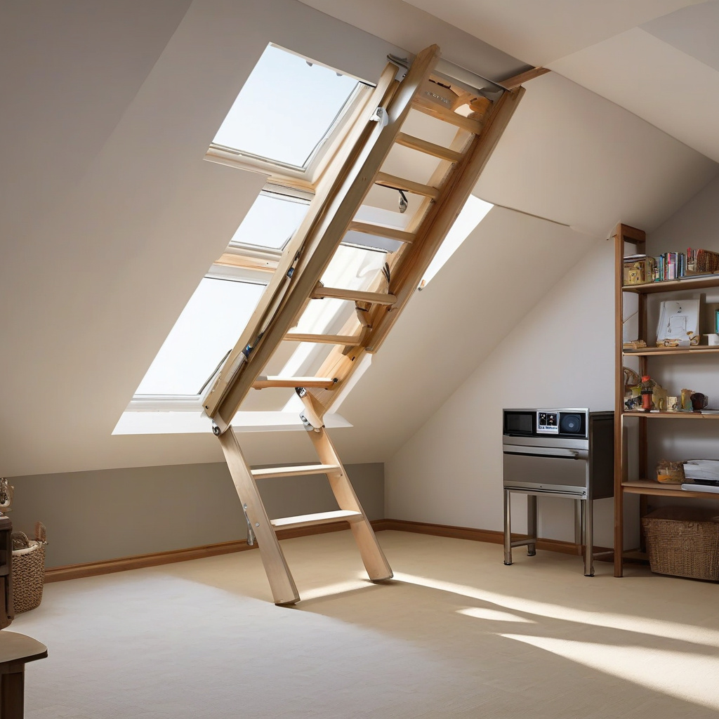 Монтаж сходів на мансарду — встановлення короба у стелі