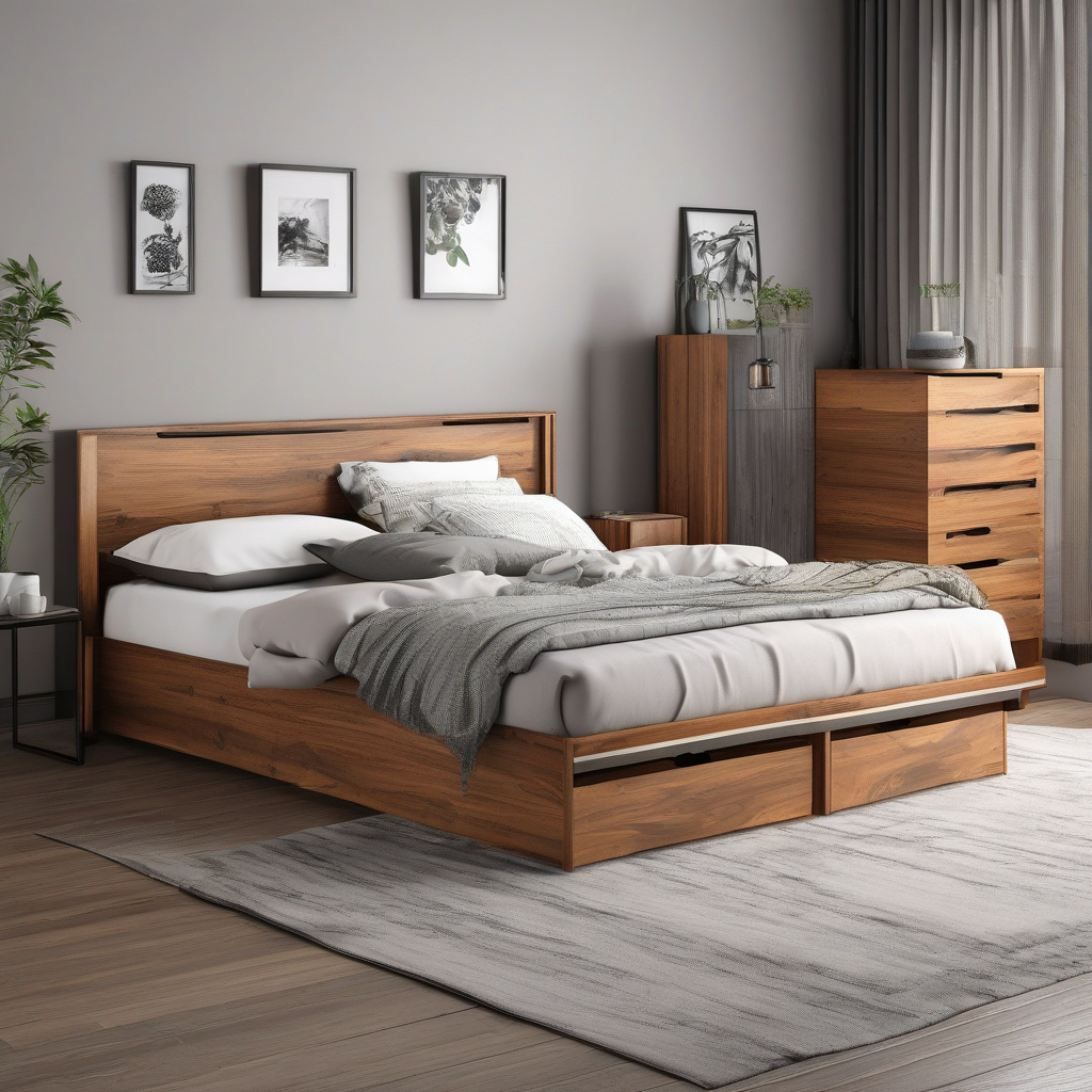 Монтаж деталі для підйомного ліжка на платформі з ДСП