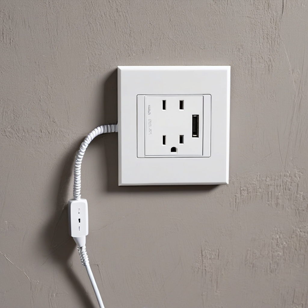 Дизайн спальні з розеткою з USB для зарядки гаджетів Сучасний дизайн спальні з точкою зарядки пристроїв