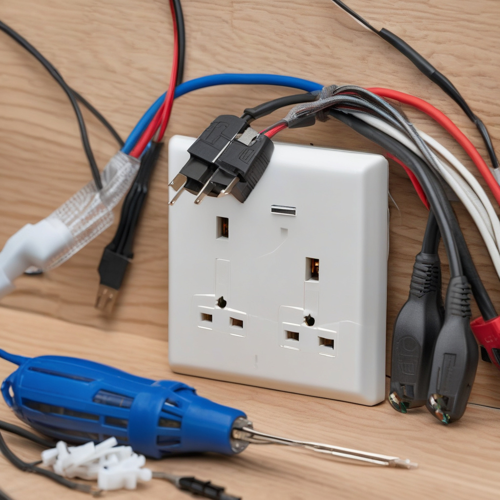 Монтаж USB-розетки в стилі лофт для зарядки гаджетів у спальні Монтаж USB-розетки у стилі лофт на стіні спальні