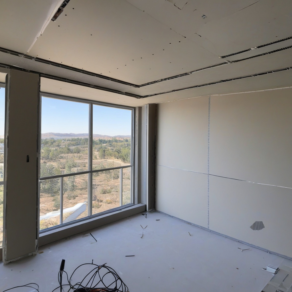 Оздоблення балкона гіпсокартоном з демонстрацією утеплення та монтажу