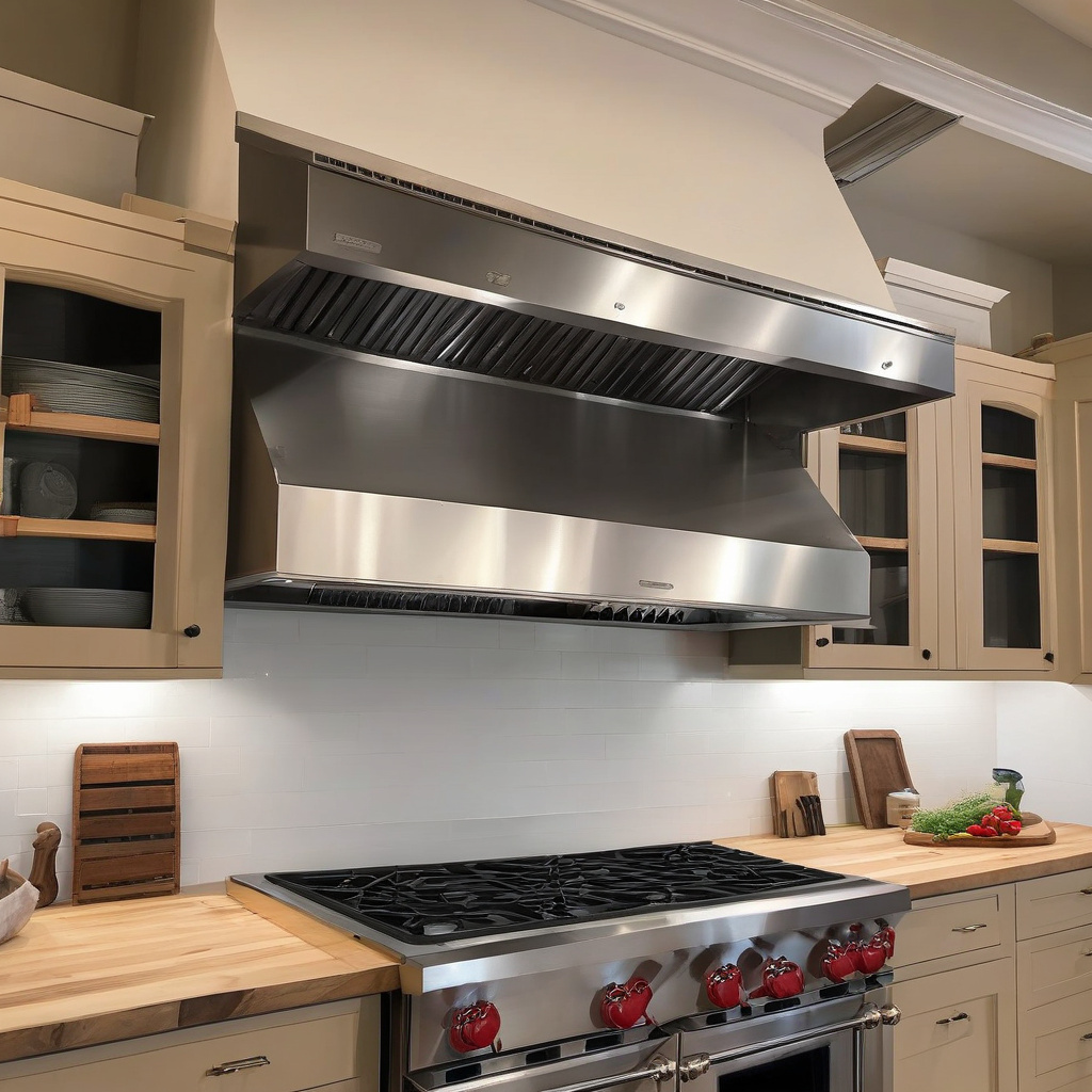 витяжна система для видалення диму на кухні