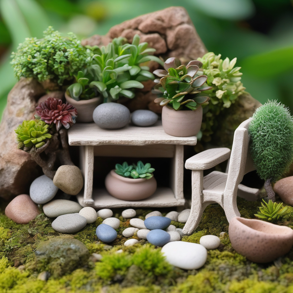 Декоративна садова доріжка з плитняку між зеленими кущами та квітами