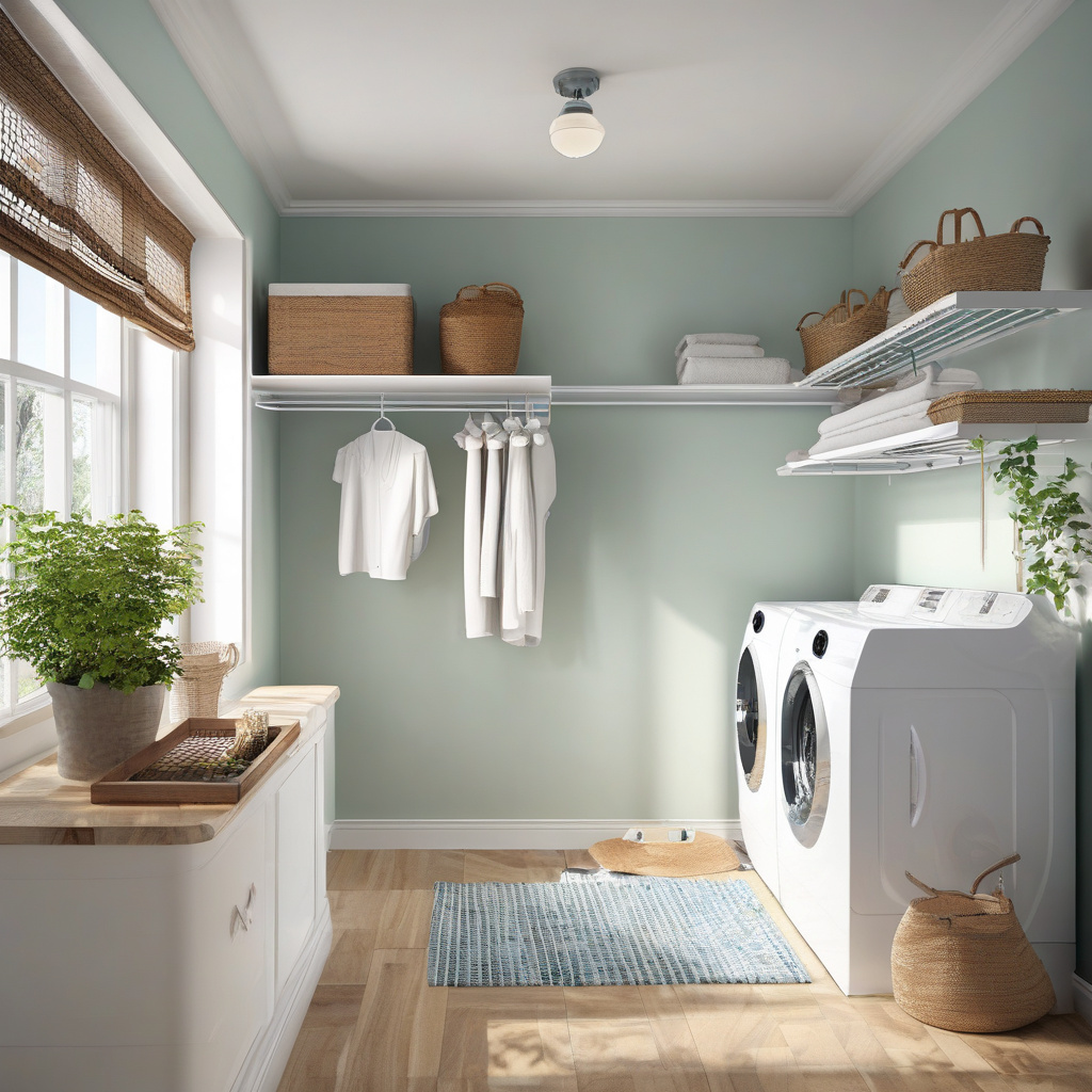 Стінна сушарка для одягу в сучасному інтер'єрі