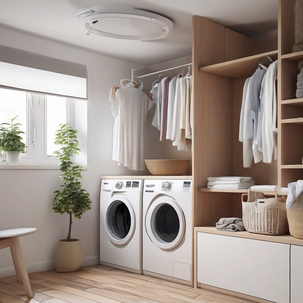 Сушарка для одягу у ванній кімнаті