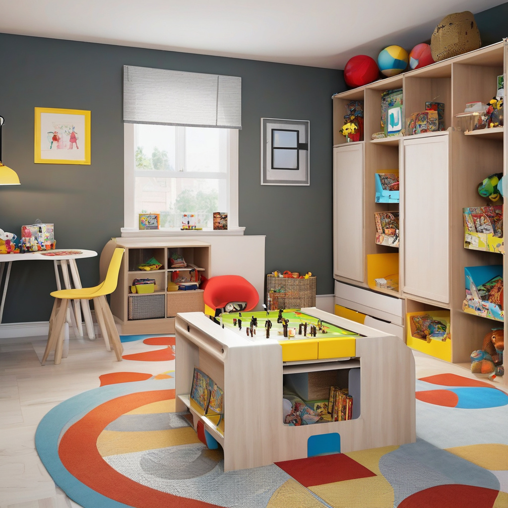 Дитяча ігрова кімната з м’яким покриттям, активні ігри