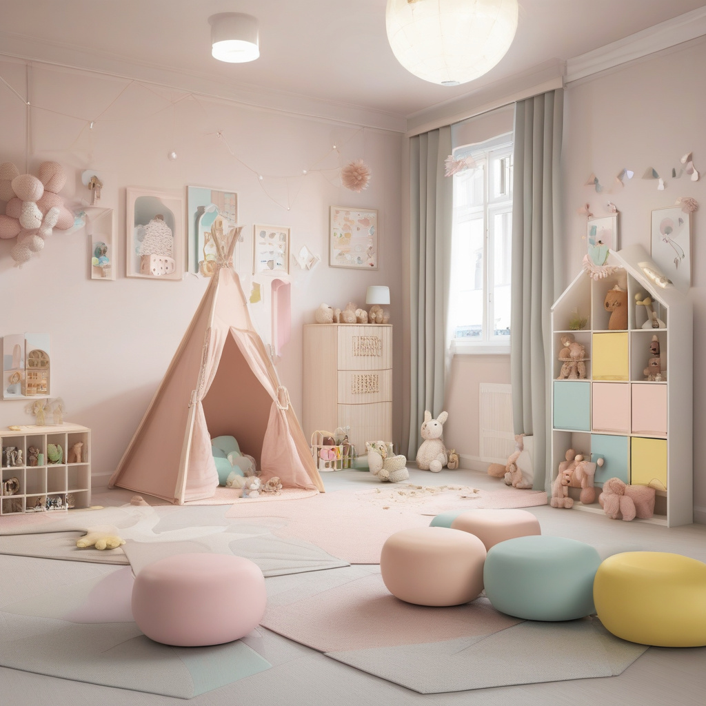 Меблі для дитячої ігрової кімнати, ергономічні рішення