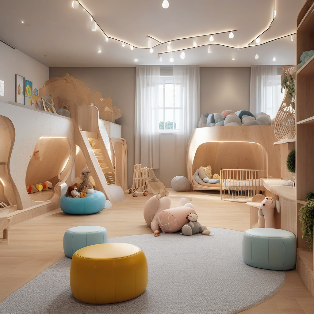 Практичне облаштування ігрової кімнати, організація простору