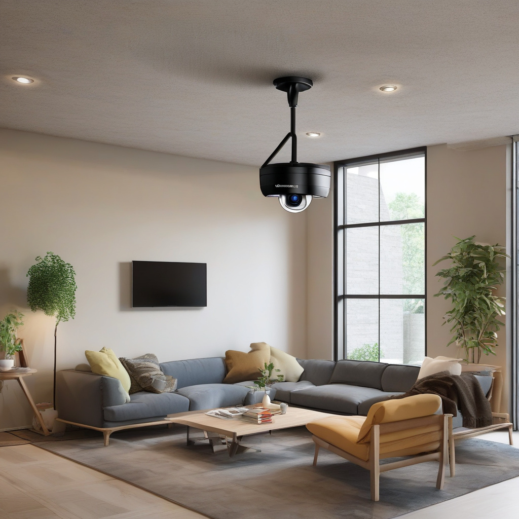 Вулична камера відеоспостереження на фасаді приватного будинку