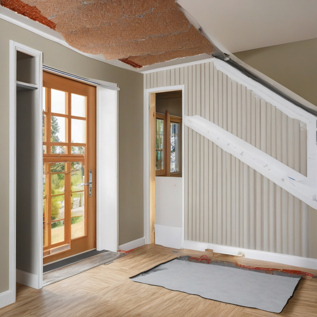 Приклад сучасного утеплення вхідної групи дверей