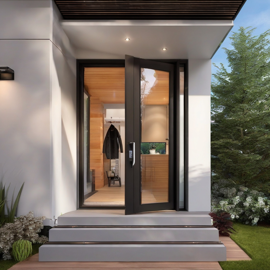 Встановлення утепленого порогу на вході до будинку