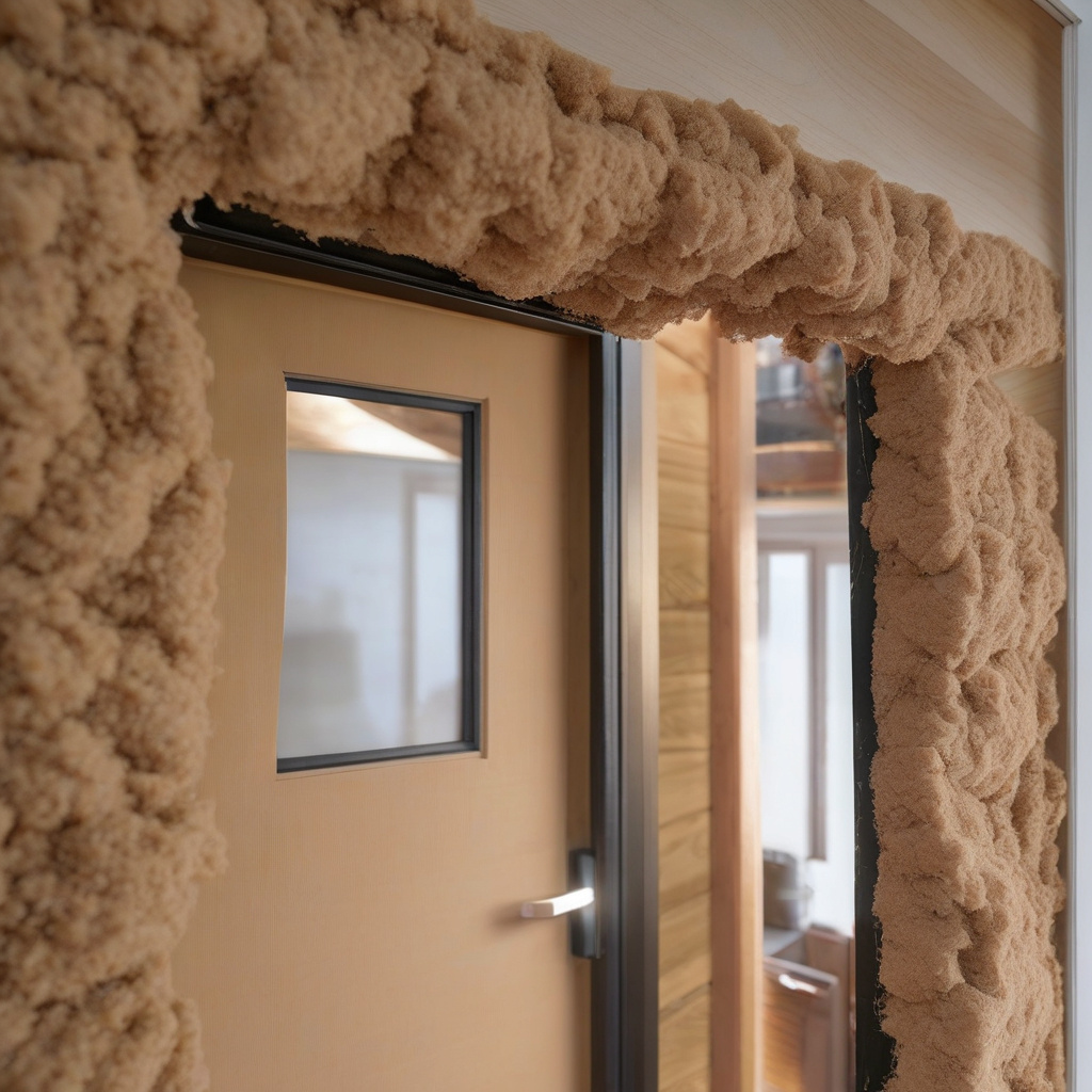 Зовнішній вигляд входу до утепленого багатоквартирного будинку