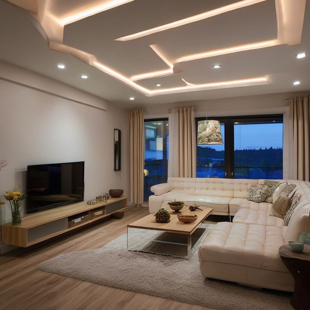 стильне підсвічування вітальні: сучасні ідеї освітлення