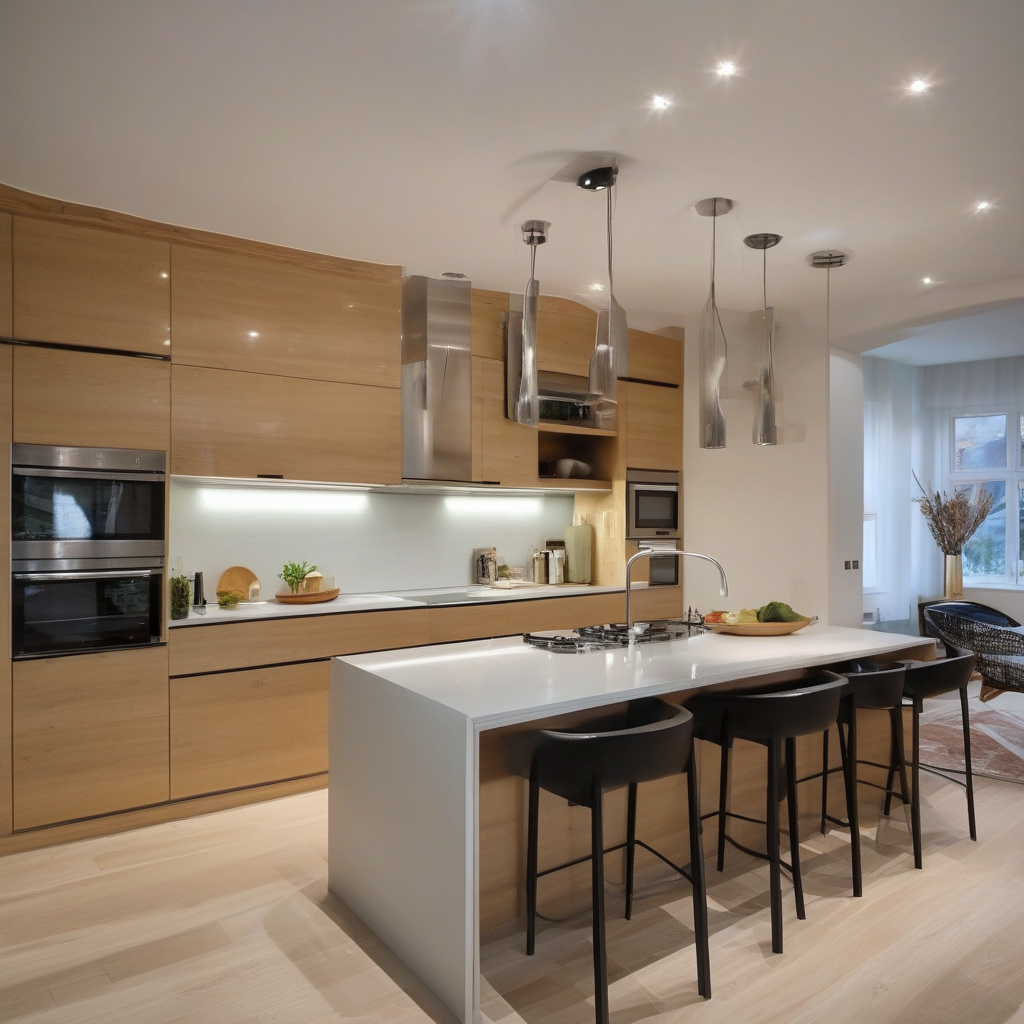 LED підсвічування фартуха для кухні