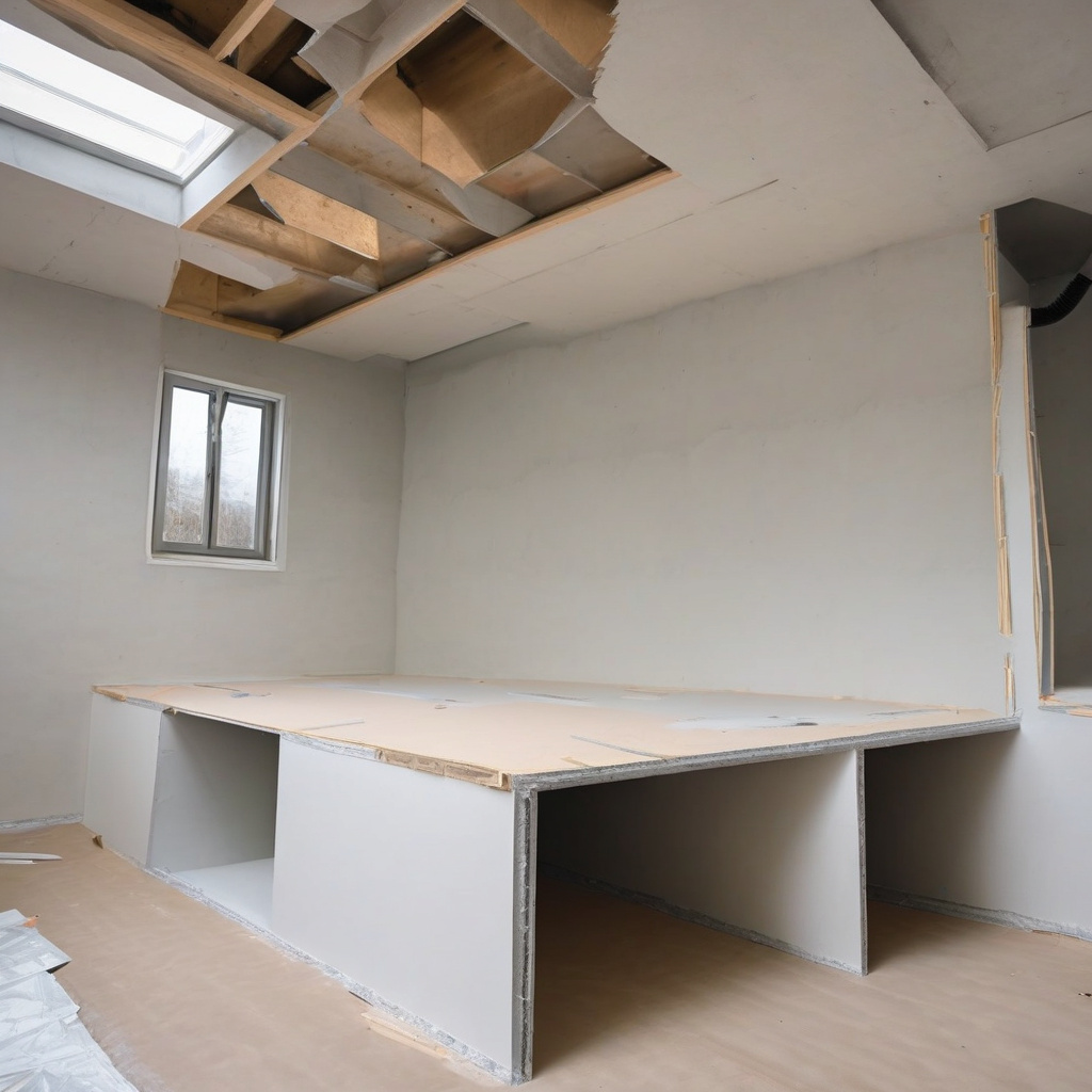 вентиляційний короб з гіпсокартону у ванній кімнаті львівської квартири