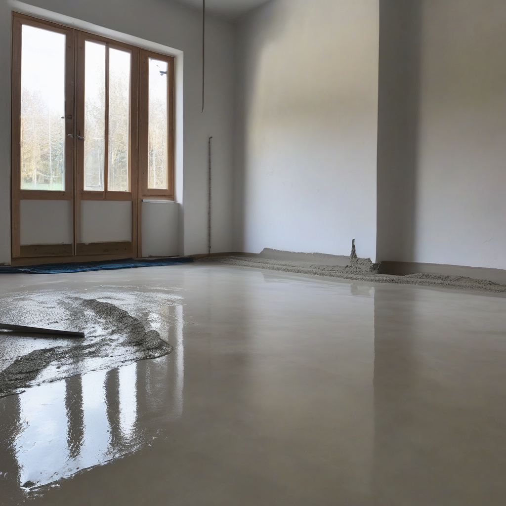 бетонна заливка підлоги