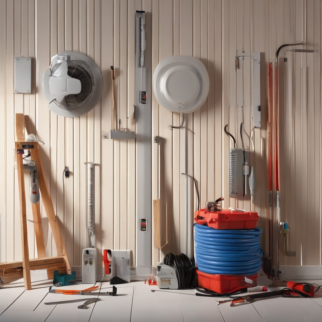 Укладання труб теплої стіни