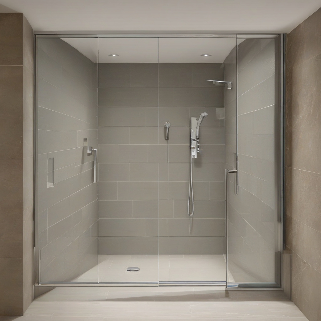 монтаж скляних дверей у душову нішу