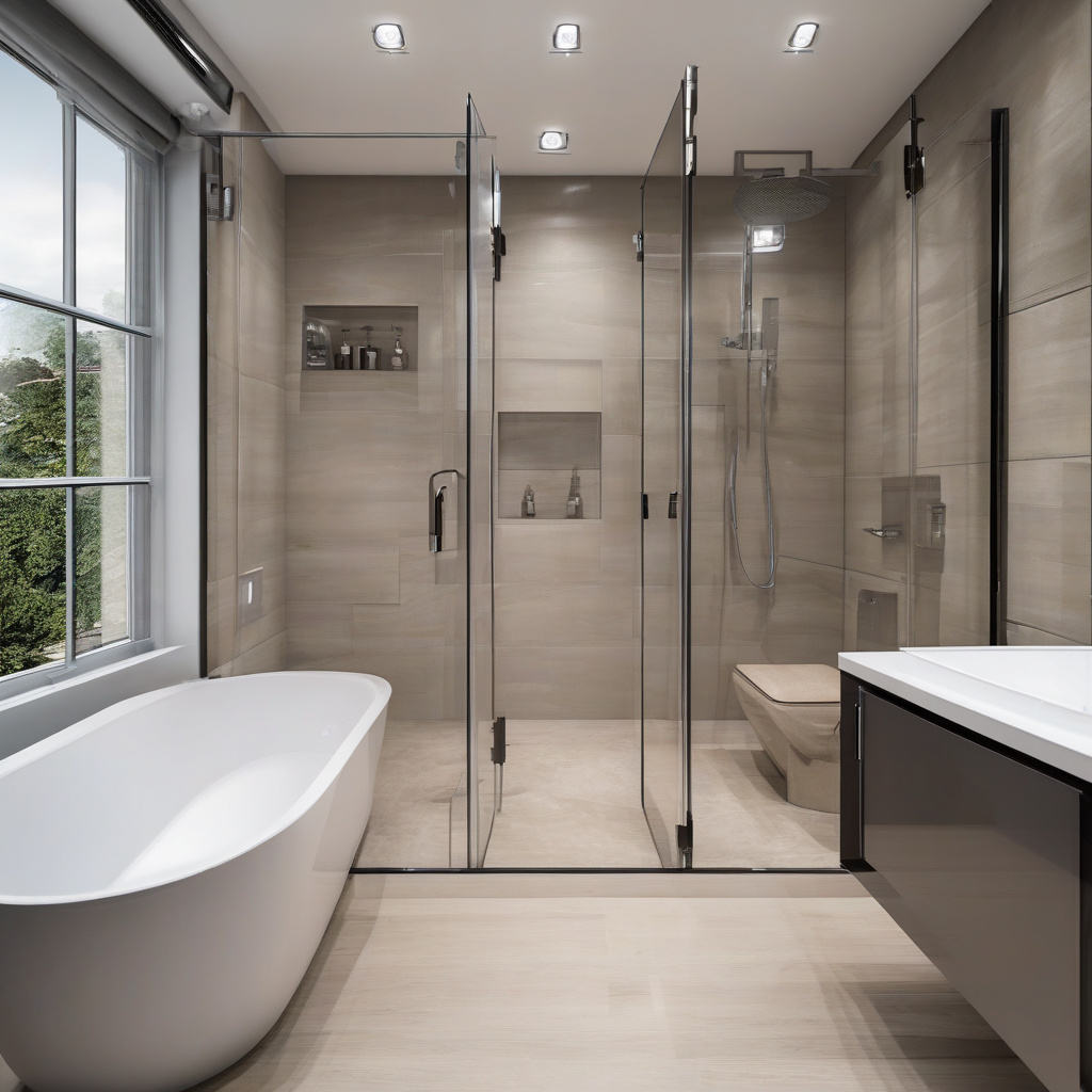 вибір скла та фурнітури для душових дверей