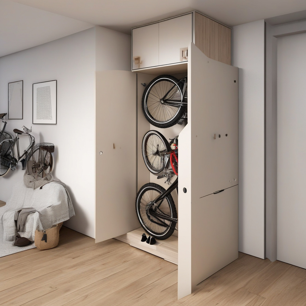 Гармонійне зберігання велосипеда в інтер’єрі