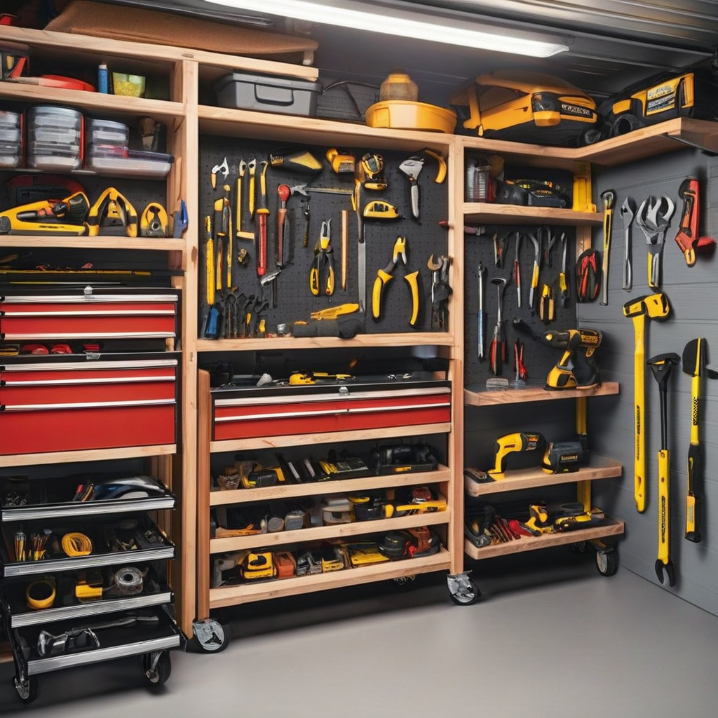 Системне зберігання інструментів на стелажах