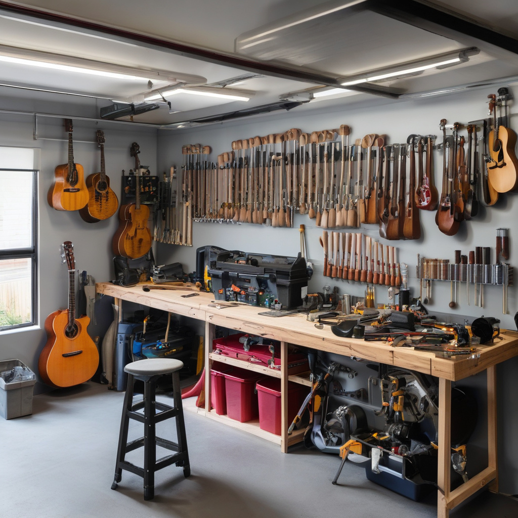 Перфорована панель для майстерні