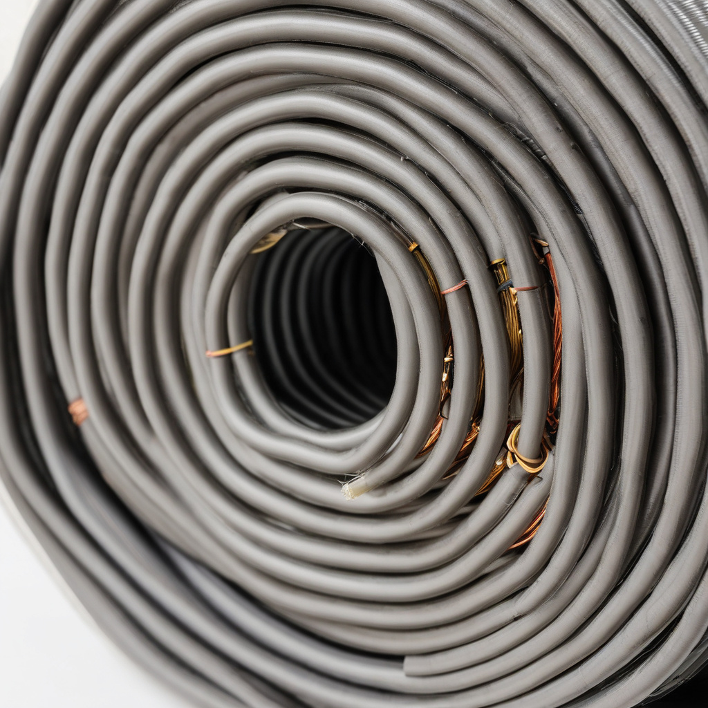 Полімерна електротруба, монтаж дротів у гофрованій трубі