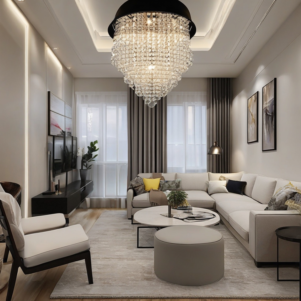 Вибір ідеальної люстри для вітальні – освітлення і стиль