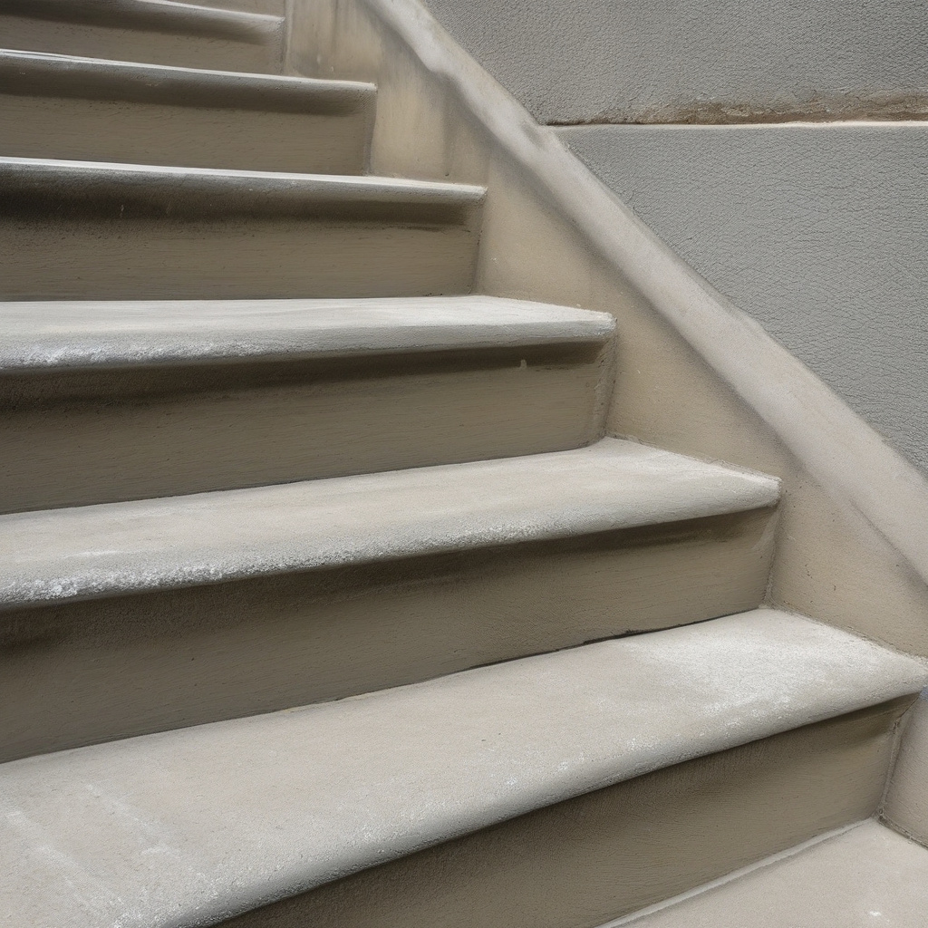 Декоративне оздоблення бетонної сходової клітки — плитка, фарба, наливні системи Декоративне оздоблення бетонної сходової клітки