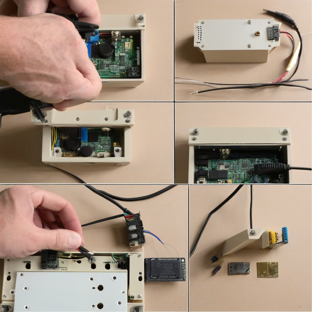 Схема подключения видеодомофона