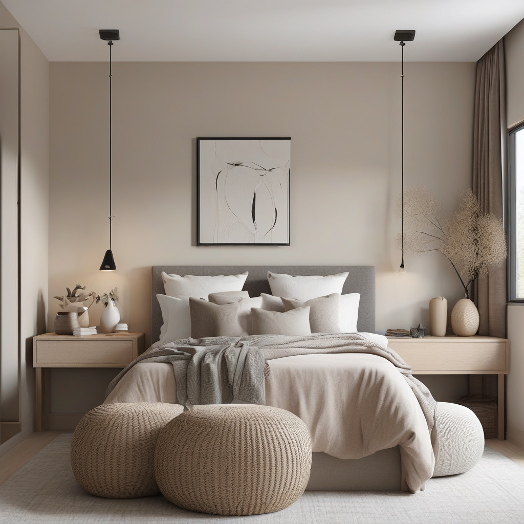 Пример обустройства уютной гостевой комнаты