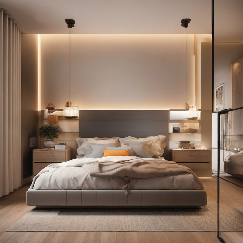 Освещение в гостевой комнате