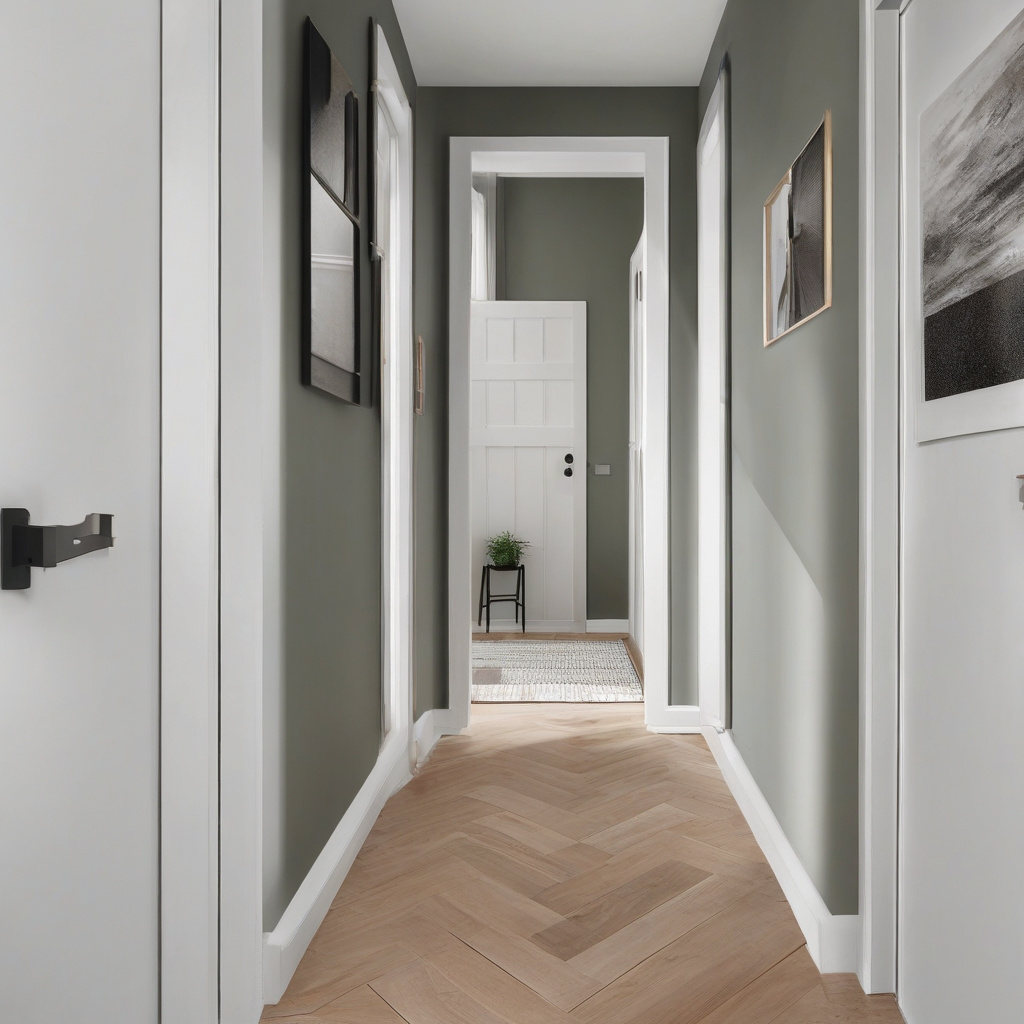 Обои для коридора с защитным покрытием