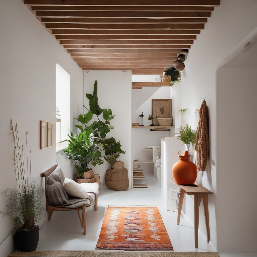 LED-подсветка в интерьере коридора