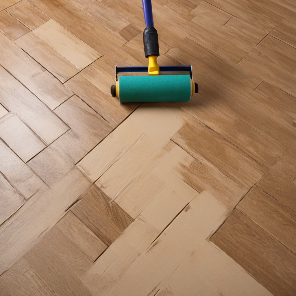 Підготовка паркету до фарбування, укладання дерева