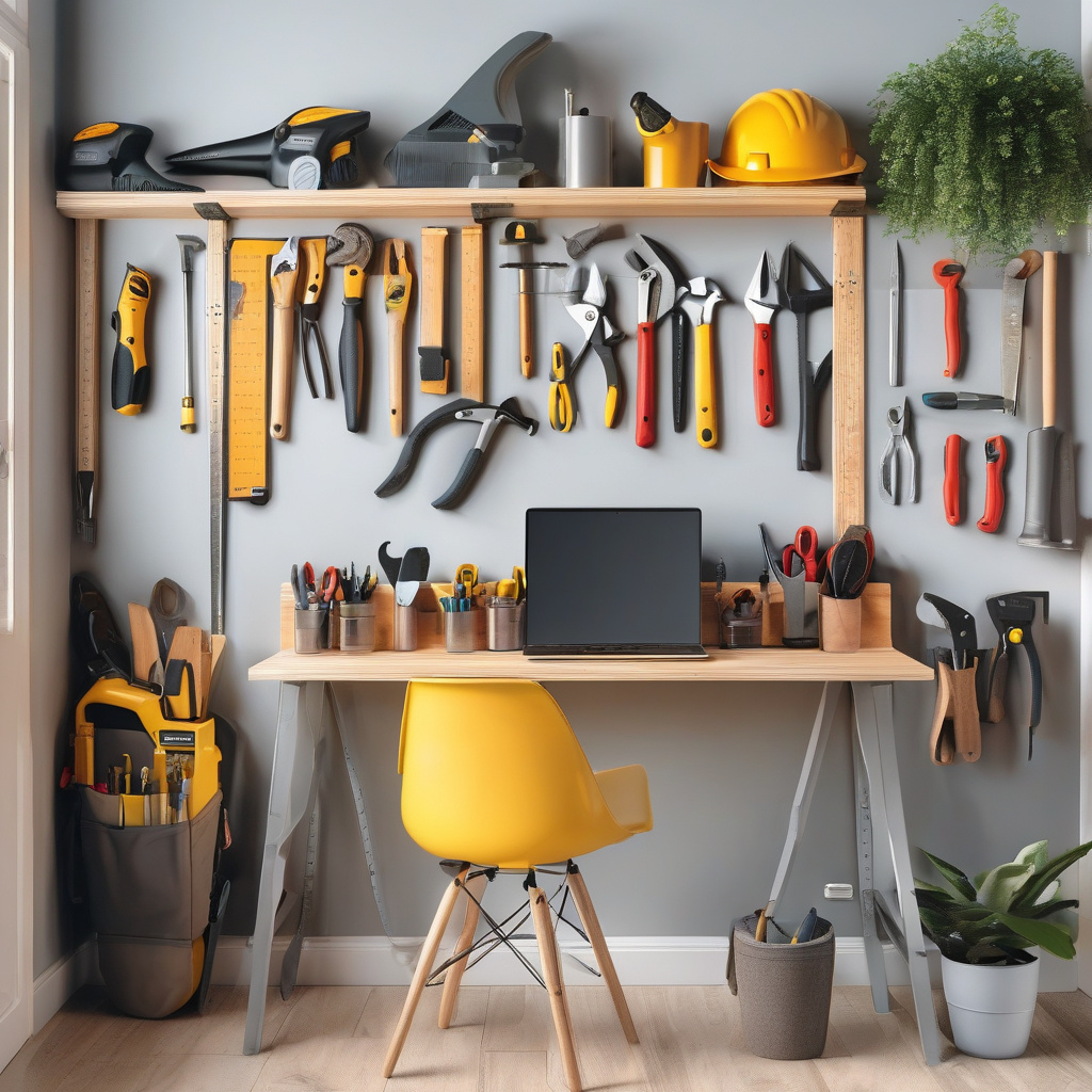 Верстак в домашней мастерской