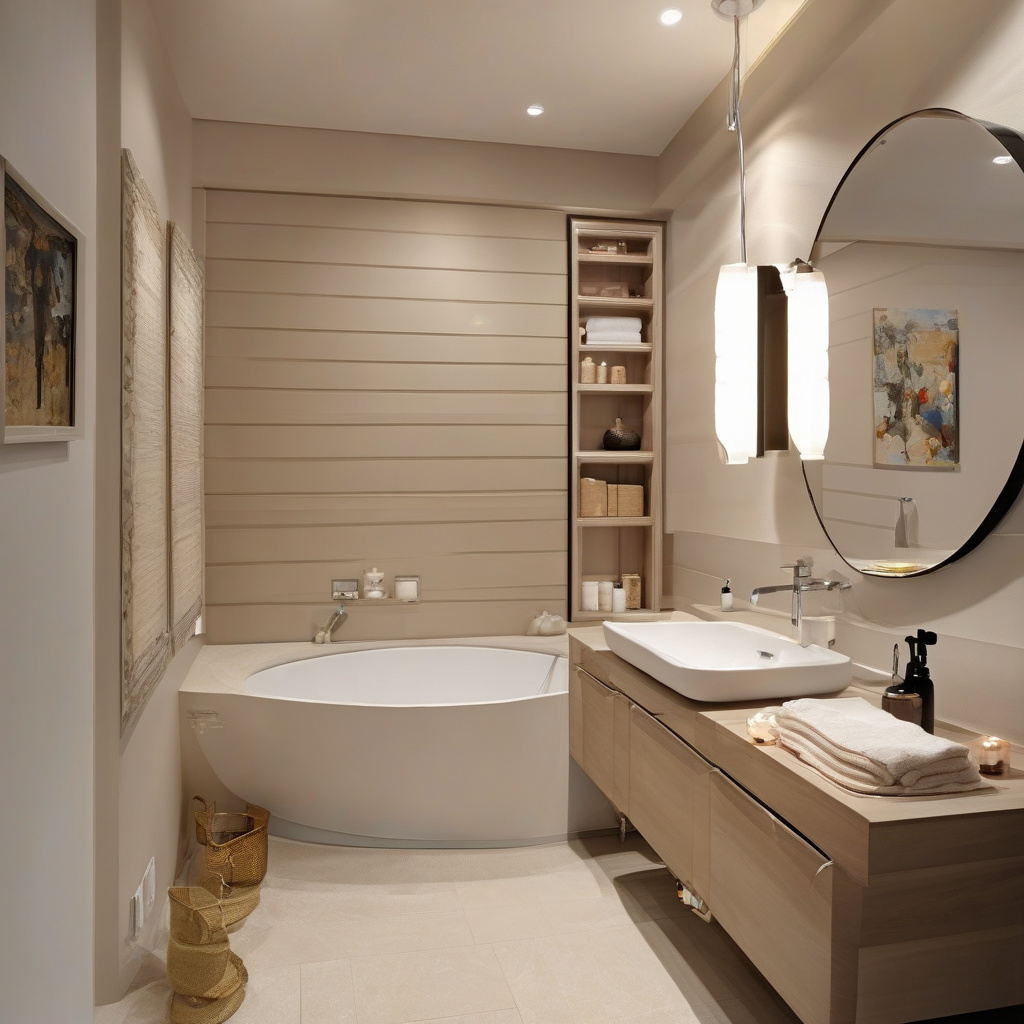 Декоративне освітлення для сучасної ванної