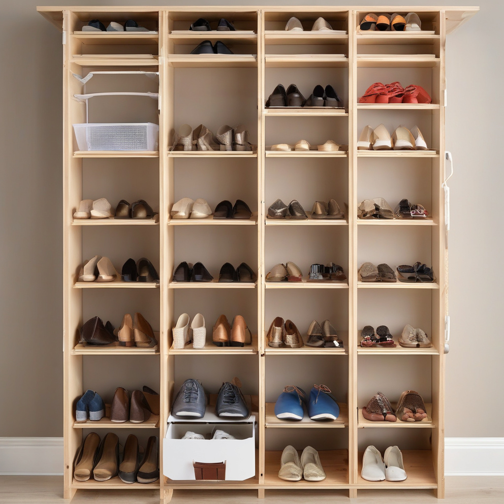 Матеріали для полиць і стелажів взуття