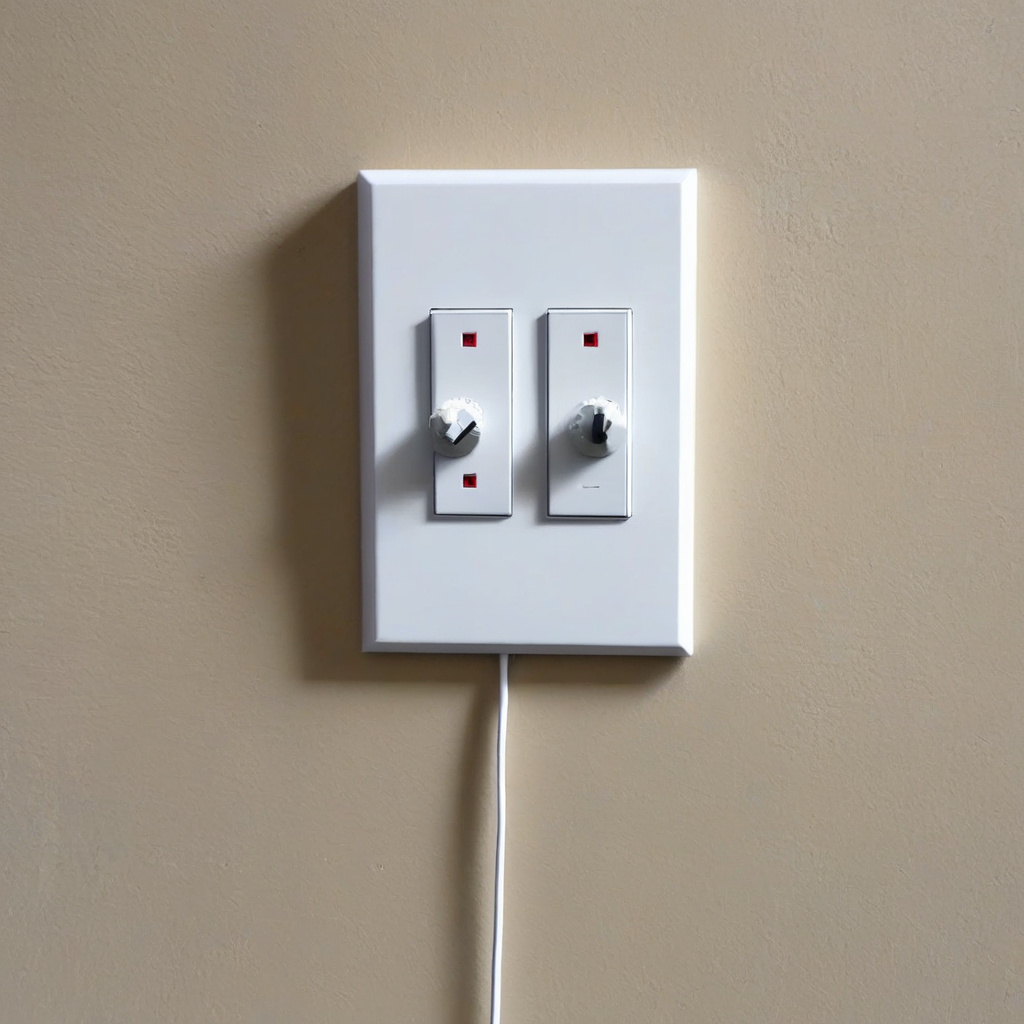 Двокнопковий перемикач у сучасному інтер'єрі