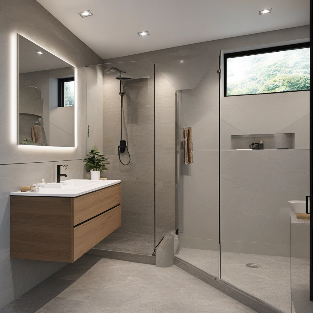 прихований ревізійний люк під дизайнерську плитку