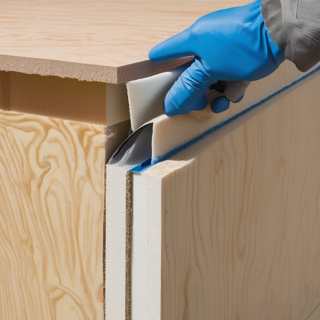 Подготовка швов панелей для герметизации Очистка швов панелей перед нанесением изоляции