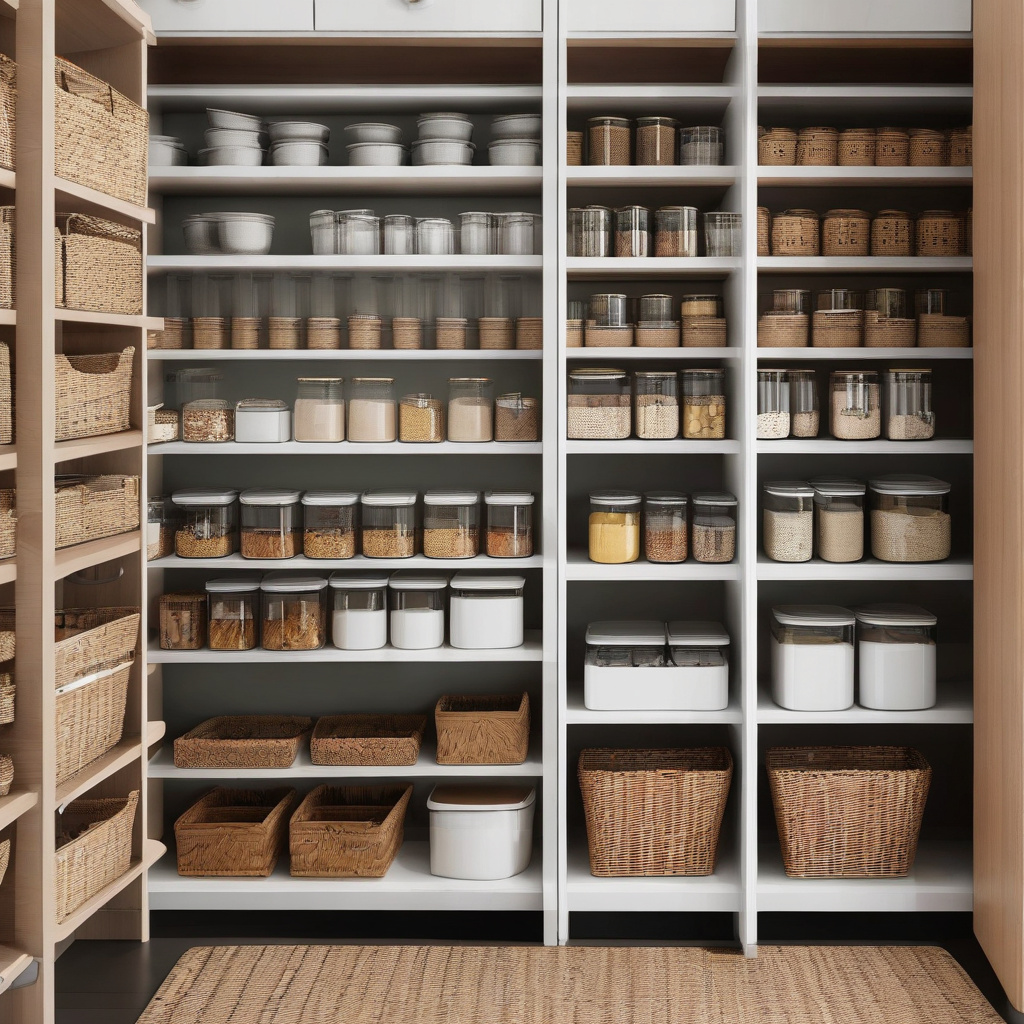 Сучасні полиці для кухонної комори: ідеї та поради