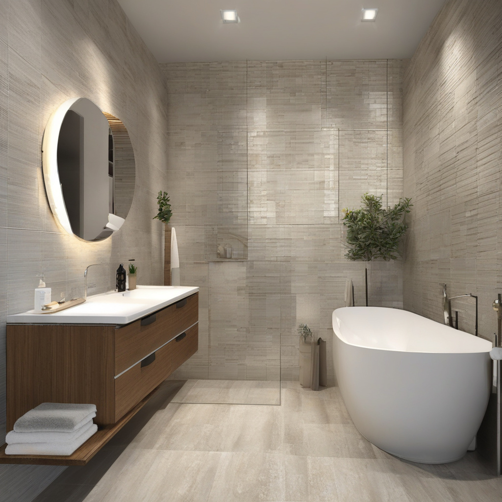 Приклади поєднання стилів та кольорів плитки в невеликій ванній