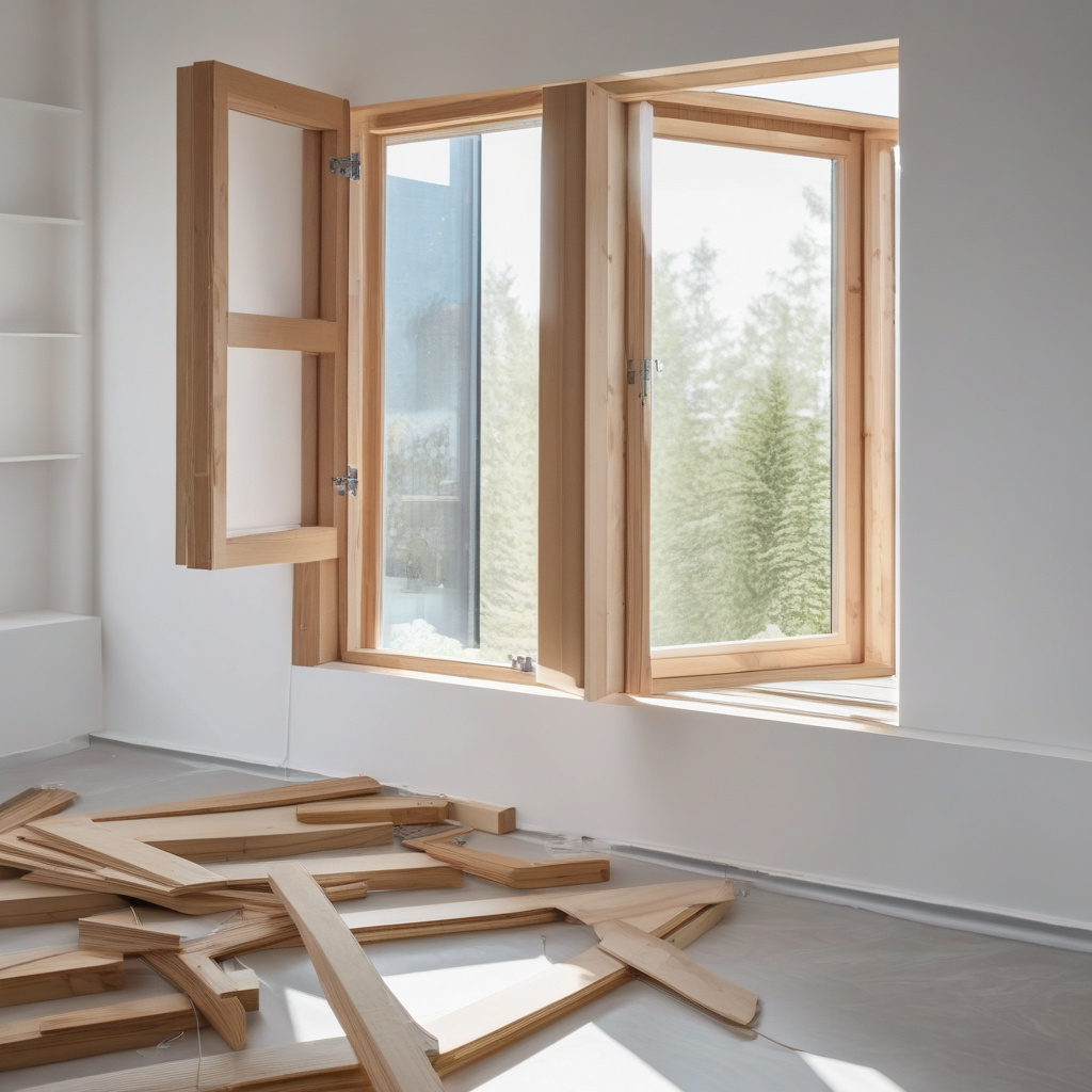 монтаж дерев’яного підвіконня з точним вимірюванням і підготовкою основи