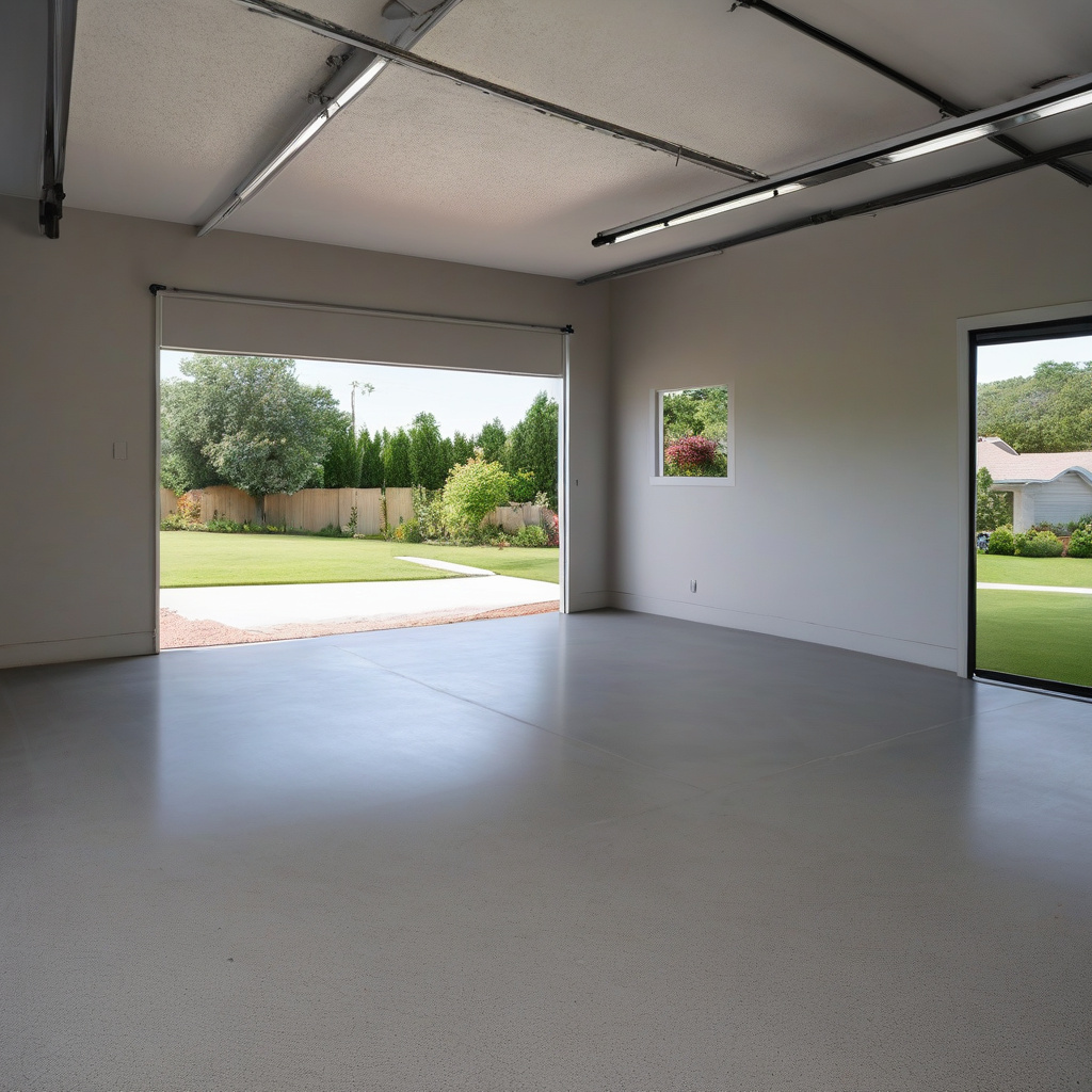 готування основи для армування бетонної підлоги гаража