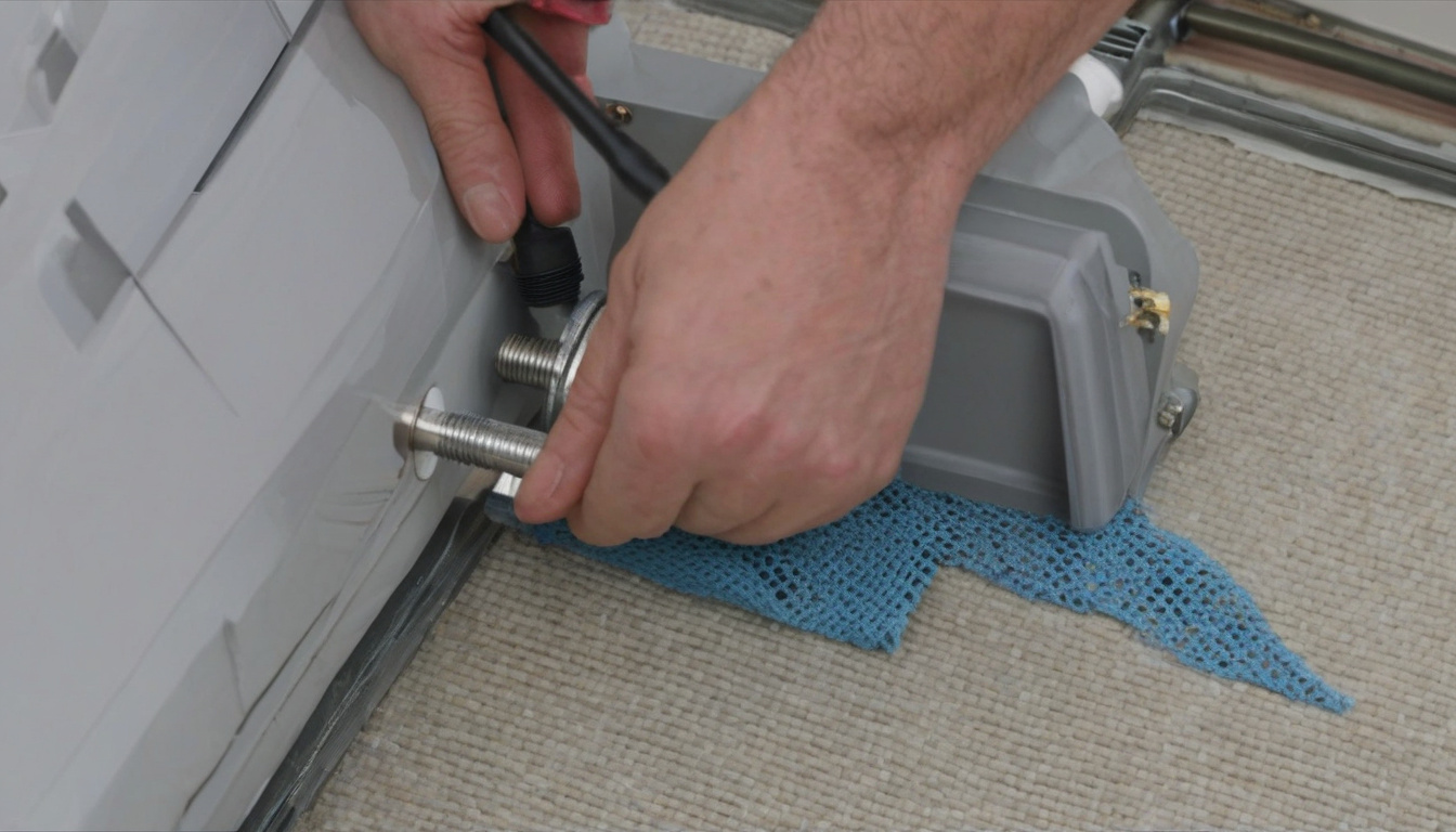 Процес очищення фільтра та перевірки шлангів пральної машини від поширених несправностей