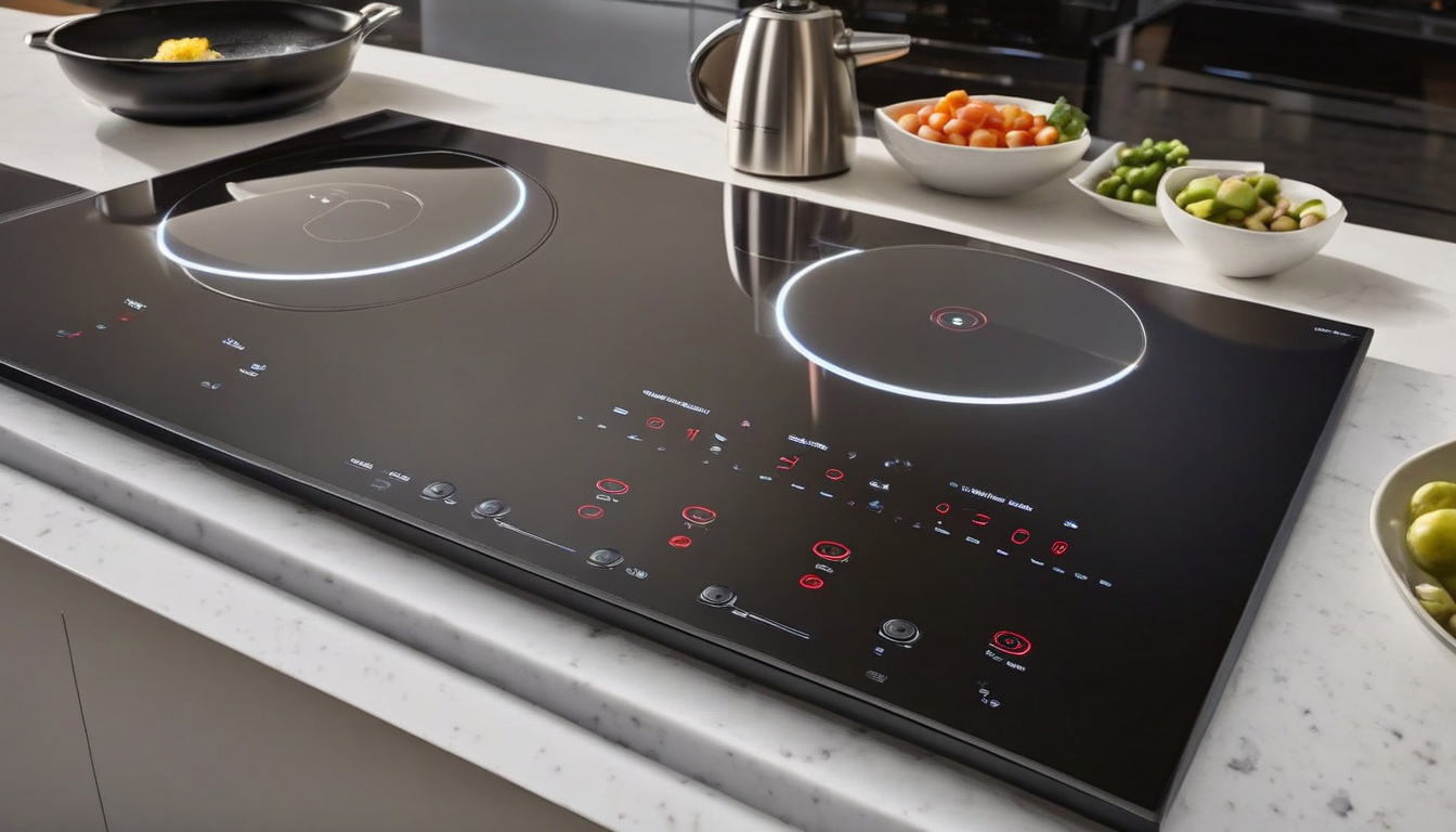 Сервісний спеціаліст проводить діагностику індукційної плити, яка не розпізнає посуд