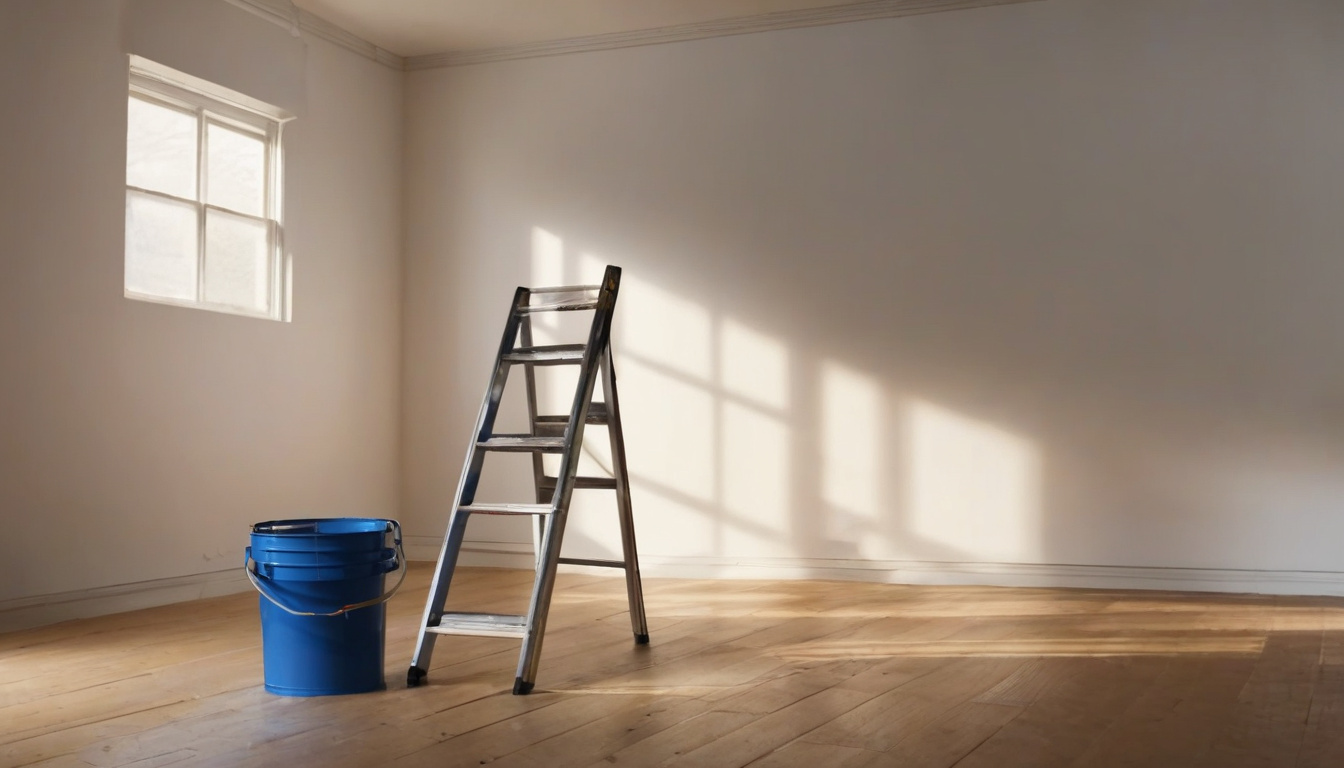 Якісний результат фарбування стін у квартирі після самостійного ремонту