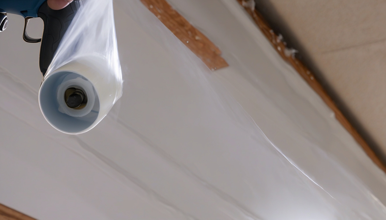 ремонт натяжної стелі своїми руками, відновлення структури після підтікання чи порізу