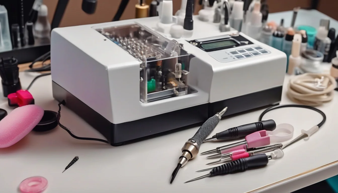 Diagnostyka urządzenia do manicure z problemem obrotów